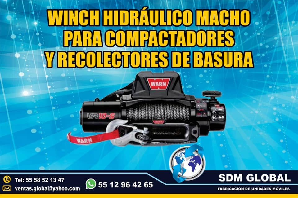 Venta de Winch Hidrahulico para compactadores recolectores de basura<br>