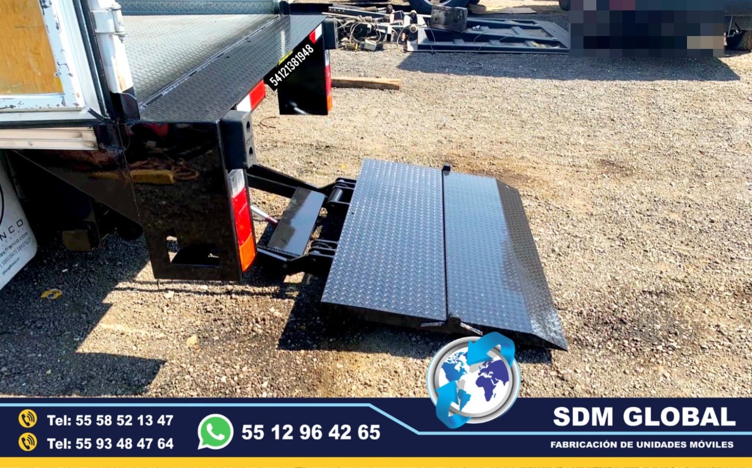 Fabricantes de Rampas Hidraulicas para camioneta y camion de carga<br>