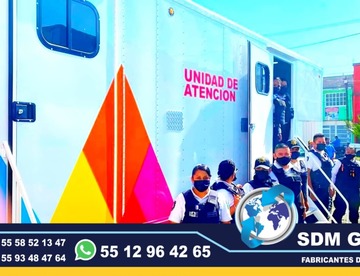 Sdm Global Mexico, Fabricacion conversion equipamiento y venta de Ambulancias de traslado y Unidades Medicas Moviles Especiales Hecho en Mexico. Sdm Global Mexico empresa 100% especializada en la venta fabricación conversión equipamiento de diferentes tipos de ambulancias de traslado y vehículos de emergencia, ofreciendo soluciones personalizadas para diversas necesidades en el mercado nacional.Dedicados a la fabricación de ambulancias y patrullas, ofreciendo servicios relacionados con la seguridad y emergencias, venta de unidades médicas móviles y ambulancias, además de carrocerías industriales, Somos un fabricante mexicano con más de 15 años de experiencia, especializado en la fabricación y comercialización de ambulancias y vehículos de rescate, con un enfoque en la alta calidad y el cumplimiento de normativas mexicanas.Diseñamos y equipamos ambulancias con la tecnología y los materiales necesarios para asegurar funcionalidad y seguridad, cumpliendo con las normativas mexicanas.En Sdm Global Mexico nos dedicamos a la Fabricacion conversion equipamiento y venta de Unidades Moviles Medicas Especiales en Mexico, somos fabricantes directos en Mexico.