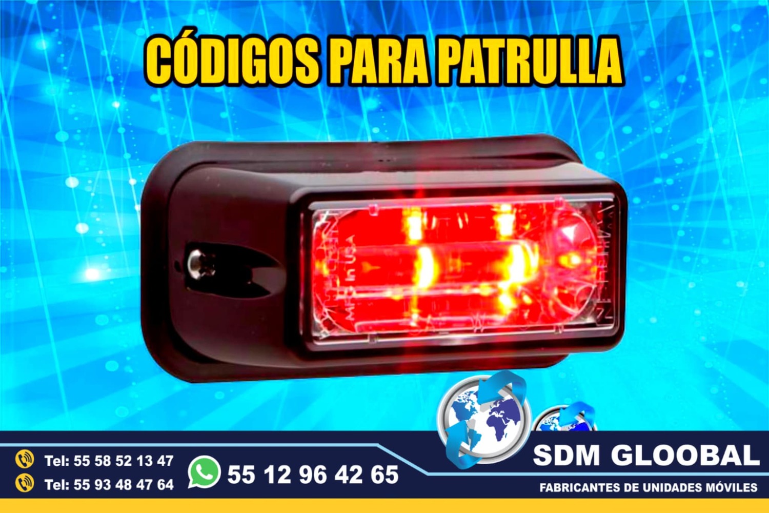 Venta e Instalacion de Luces Perimetrales Auxiliares Emergemcia para Ambulancias de Traslado<br>