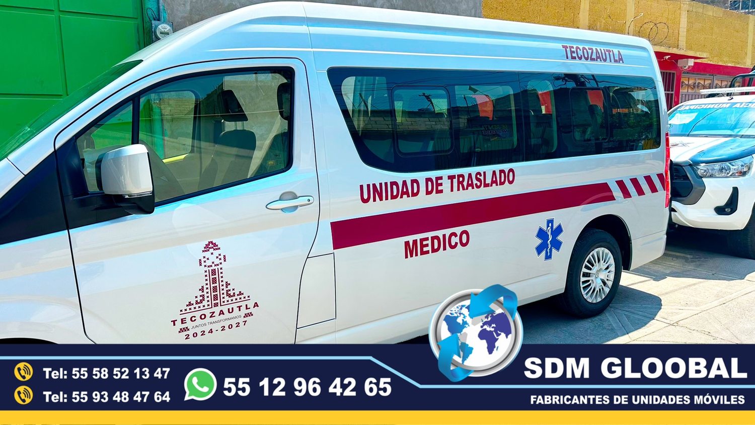 Venta de Ambulancias de Traslado de Tipo 1 y Tipo 2 Hecho en Mexico.<br>