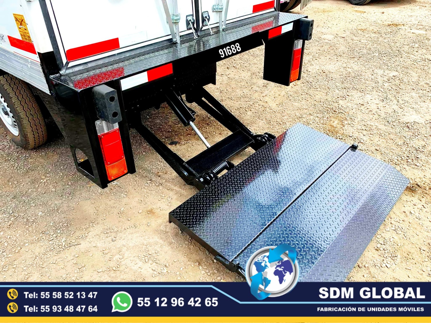 Fabricantes de Rampas Hidraulicas para camioneta y camion de carga<br>