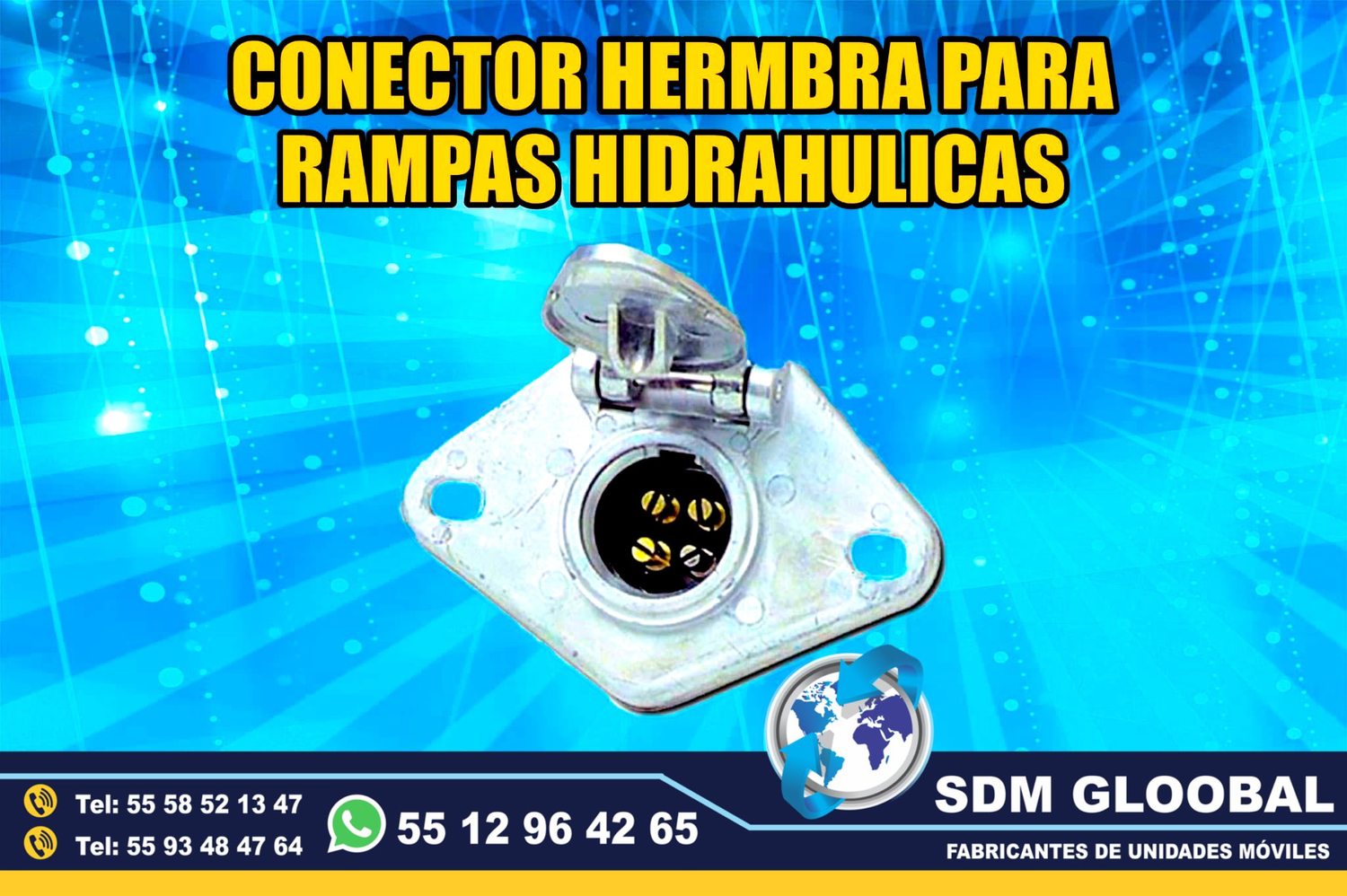 Venta de Conector hembra Rampas Hidraulicas de carga y descarga<br>