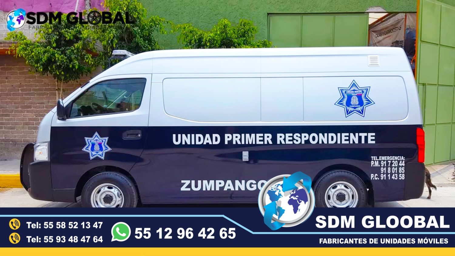 Fabricacion de Unidades Moviles de Primer Respondiente seguridad publica municipal hecho en Mexico<br>
