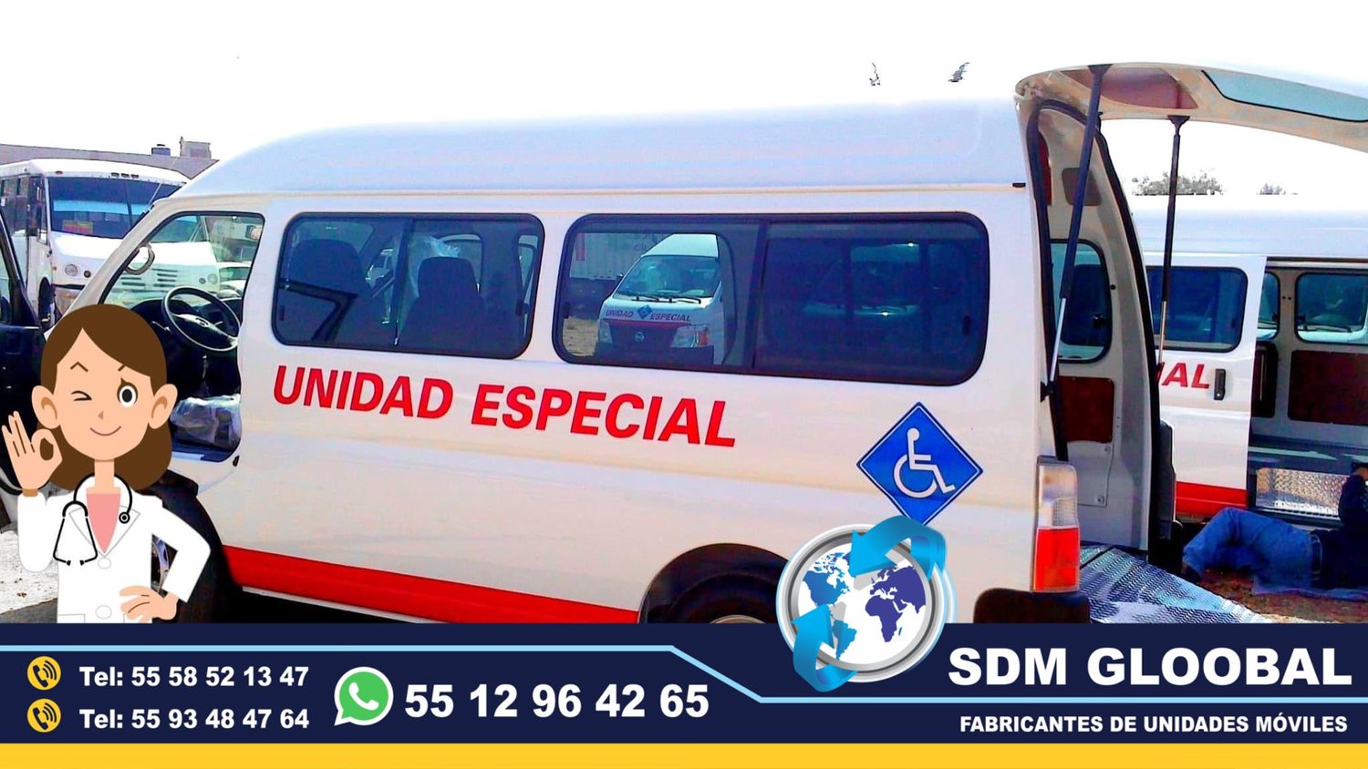 Ventade Unidades Medicas Moviles  traslado pacientes discapasidad <br>