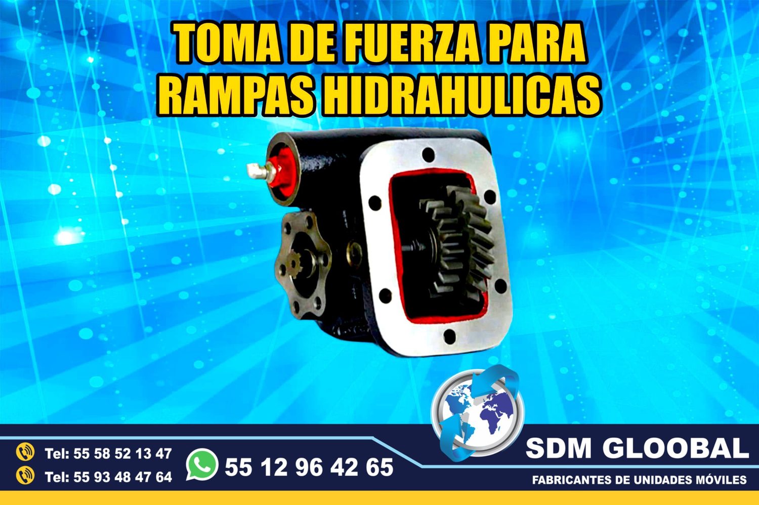 Venta de Toma de Fuerza para Rampas Hidraulicas de carga<br>