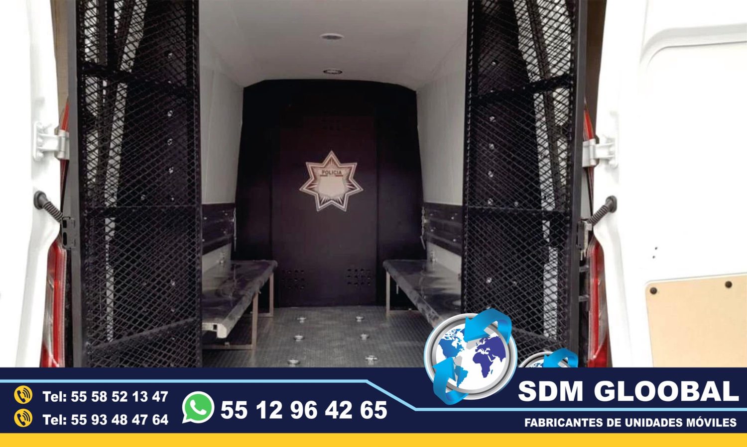 Fabricacion de unidad movil para tralasdo de delincuentes y reos<br>