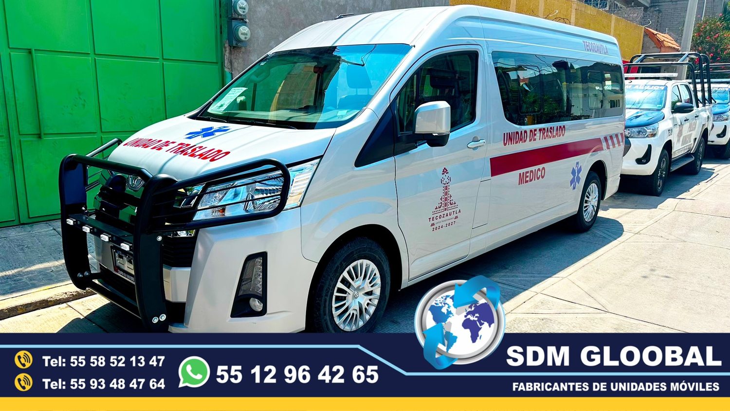 Venta de Ambulancias de Traslado de Tipo 1 y Tipo 2 Hecho en Mexico.<br>