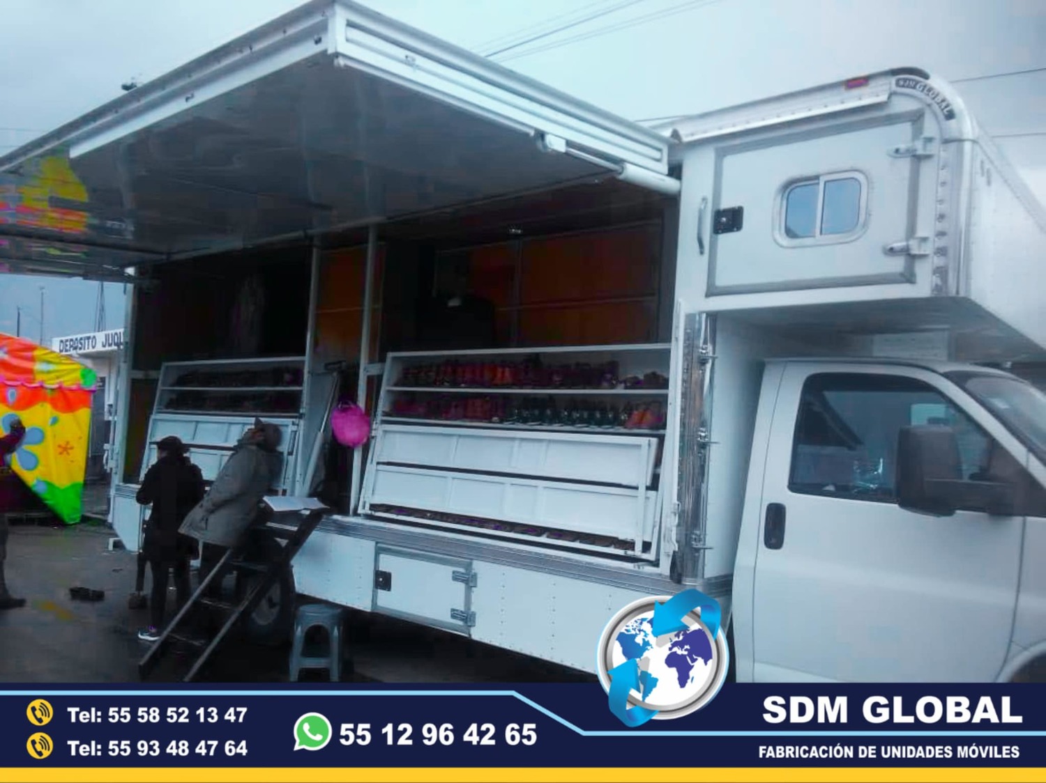 Fabricacion de Unidad Movil para venta de productos hecho de Mexico<br>