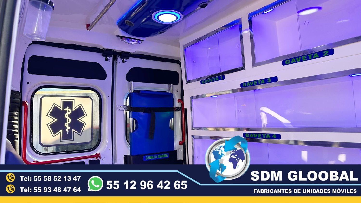 Venta de Ambulancias de Traslado de Tipo 1 y Tipo 2 Hecho en Mexico.<br>