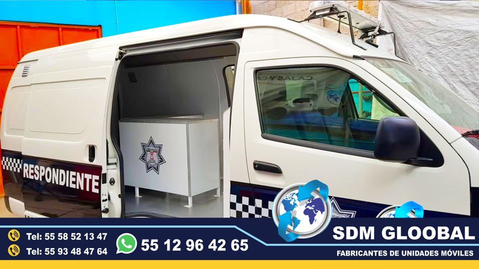 Fabricacion de Unidades Moviles de Primer Respondiente seguridad publica municipal oficina movil<br>
