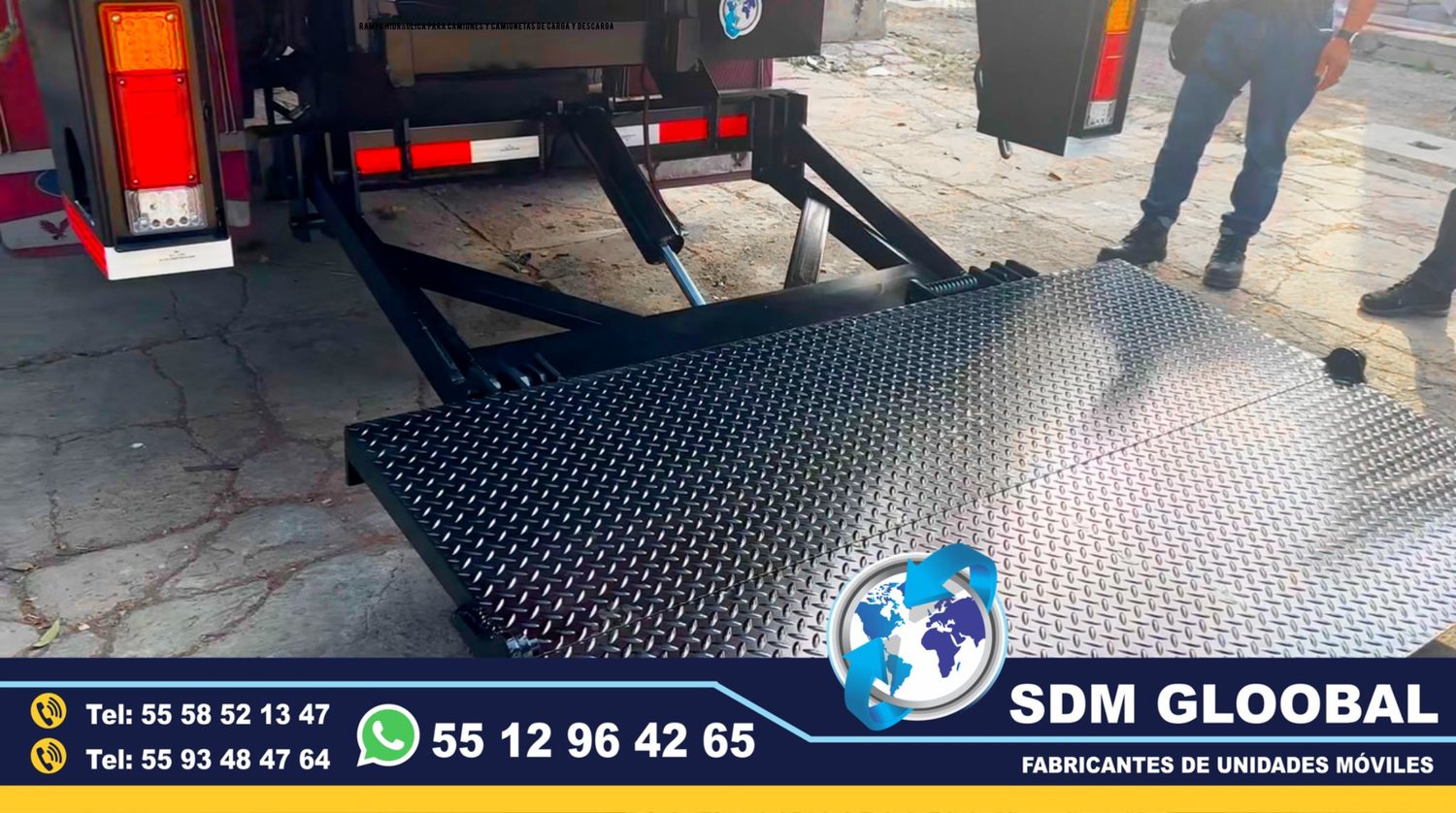 Fabricantes de Rampas Hidraulicas para camioneta y camion de carga