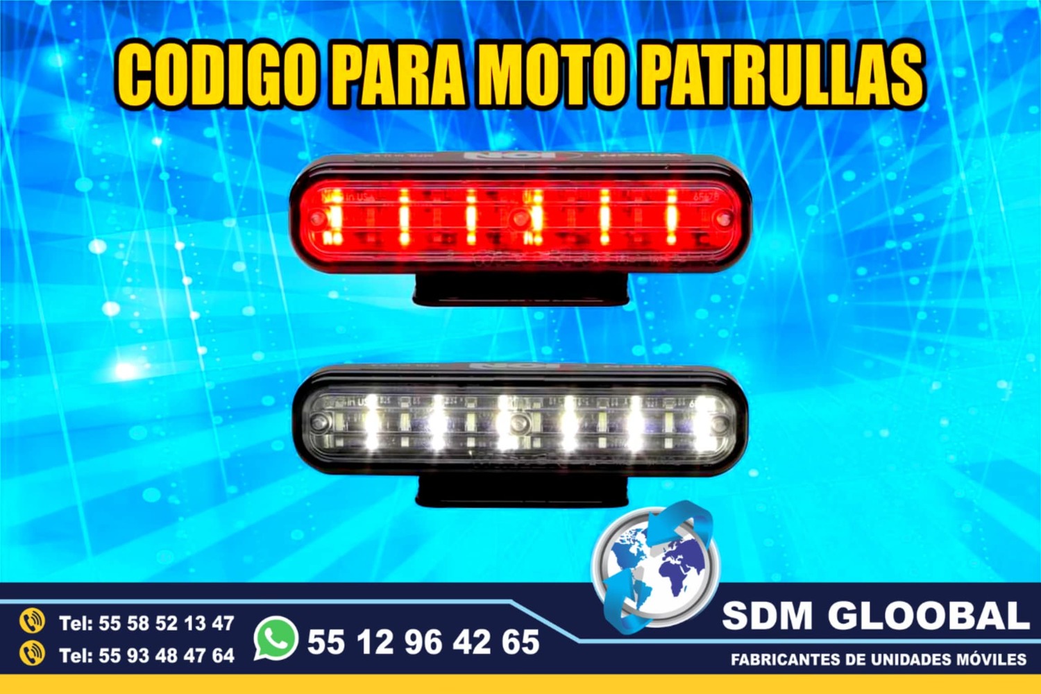 Venta e Instalacion de Luces Perimetrales Auxiliares Emergemcia para Ambulancias de Traslado<br>