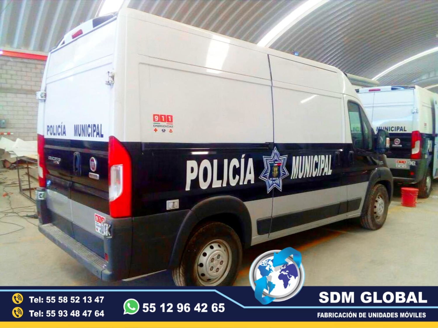 Fabricacion de Unidades Moviles de Primer Respondiente seguridad publica municipal oficina movil<br>