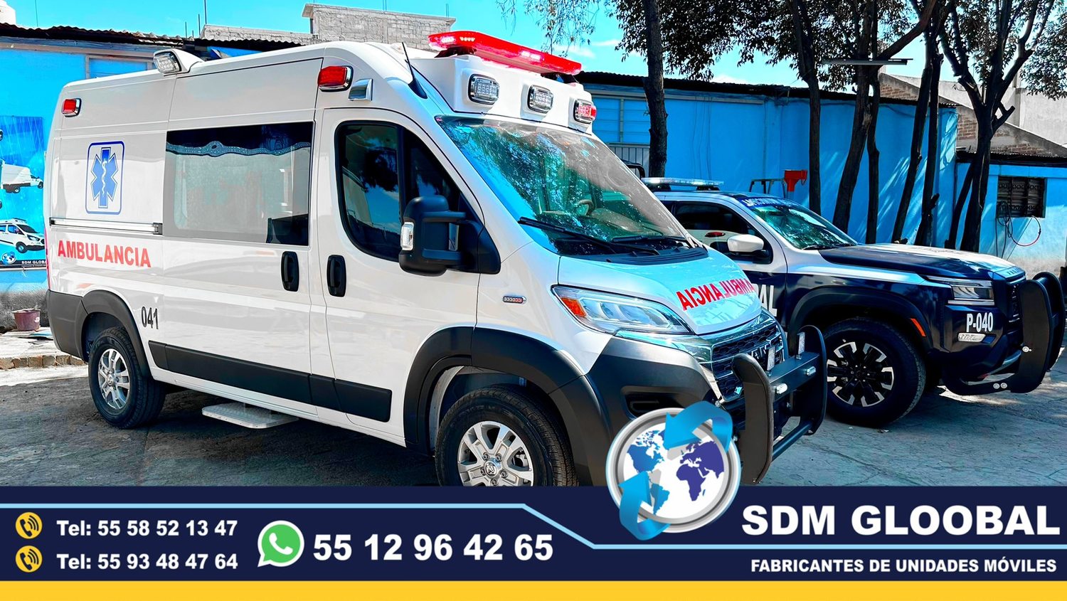 Venta de Ambulancias de Traslado de Tipo 1 y Tipo 2 Hecho en Mexico.<br>